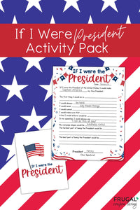If I Were President Activity Pack