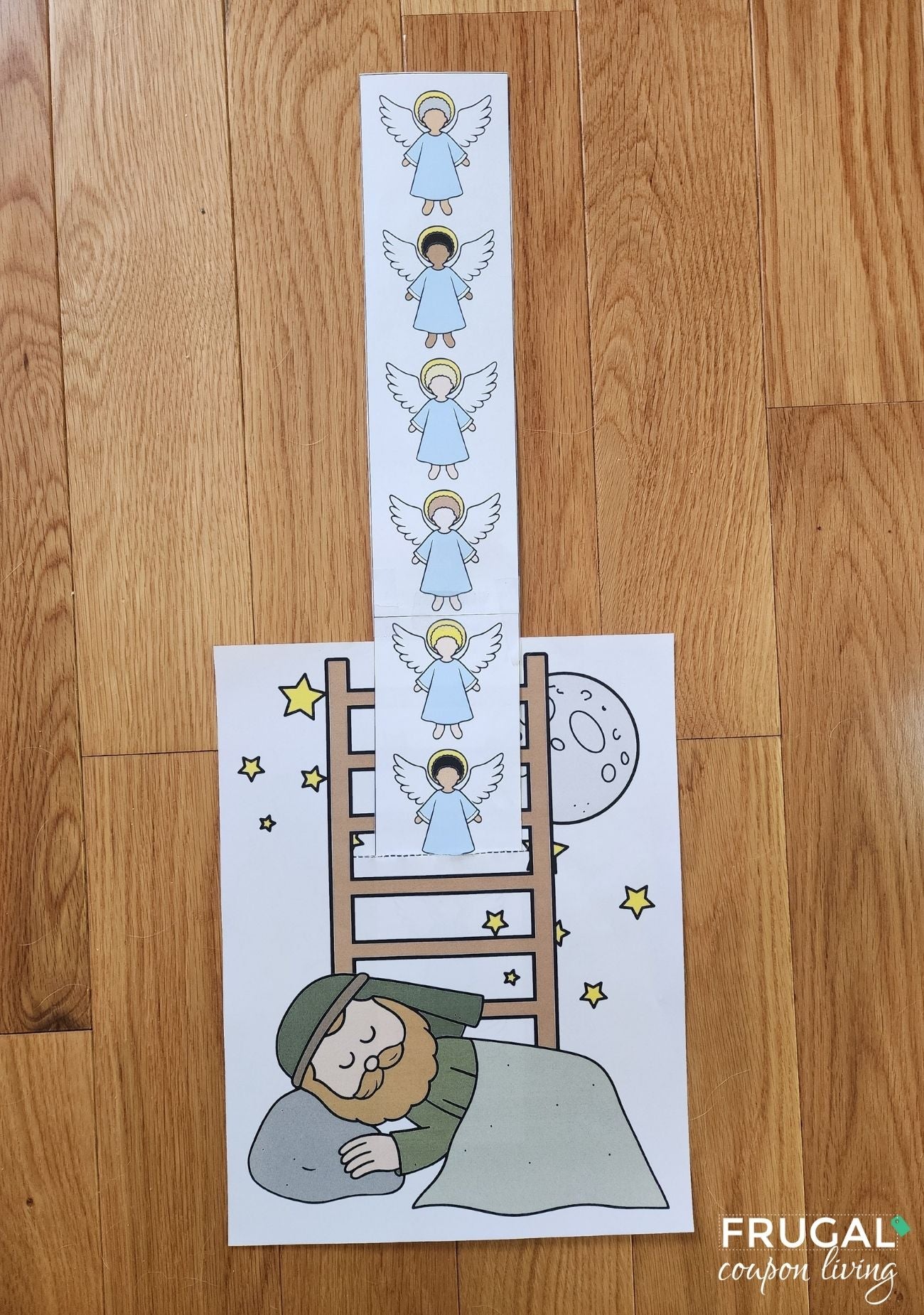 Jacob's Ladder Bible Craft for Kids - Story of Jacob’s Dream at Bethel ...