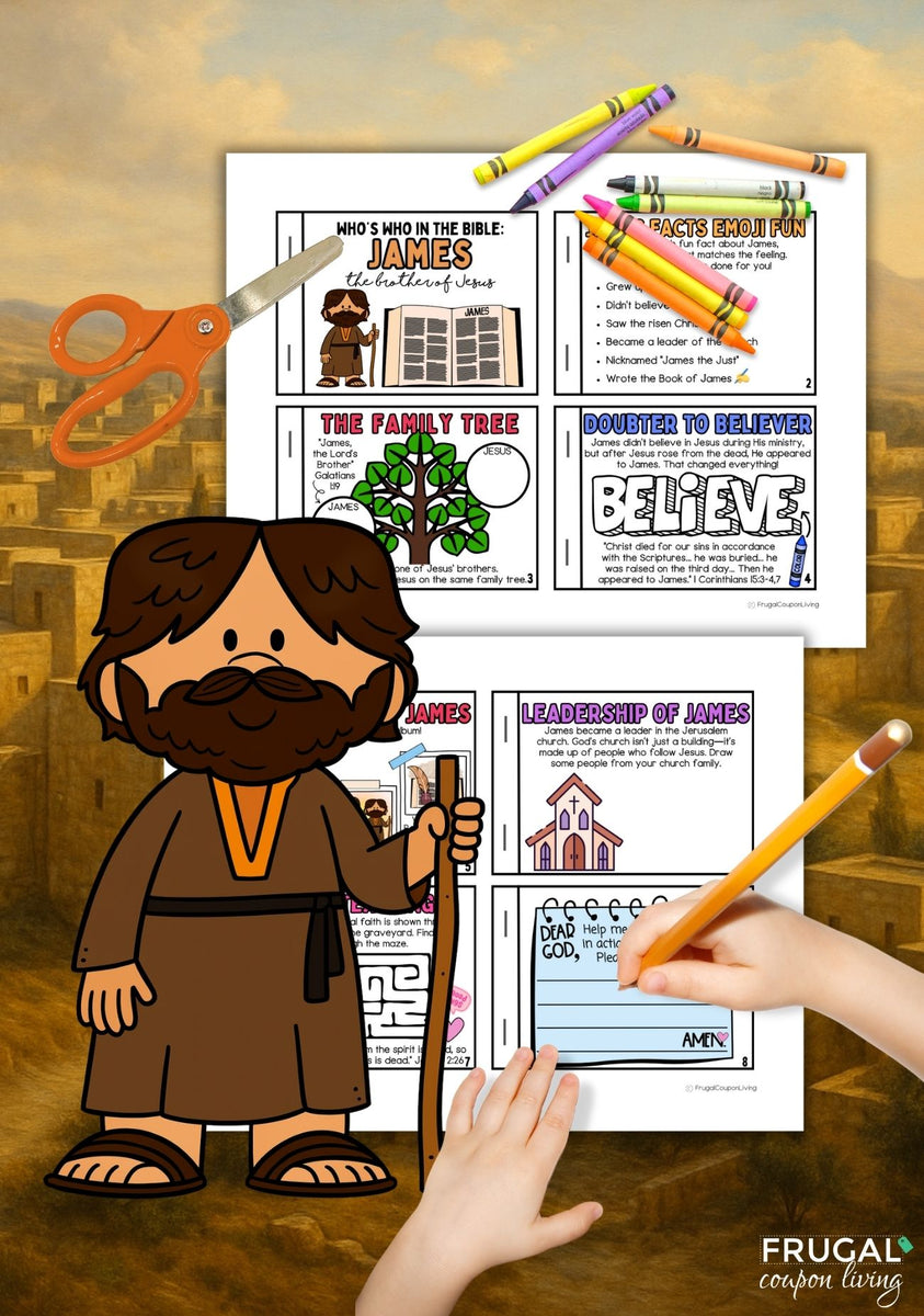 Life of James Character Study Booklet – From Doubter to Leader ...