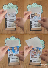 Load image into Gallery viewer, Jesus Prays in the Garden Flipbook Craft