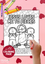 Load image into Gallery viewer, Jesus Loves Me to Pieces Mosaic Art