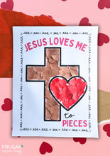 Load image into Gallery viewer, Jesus Loves Me to Pieces Mosaic Art