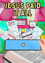 Load image into Gallery viewer, Jesus Paid It All Cash Register Craft