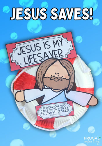 Jesus is My Lifesaver Craft for Kids