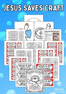Jesus is My Lifesaver Craft for Kids
