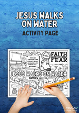 Load image into Gallery viewer, Jesus Walks on Water Craft Set