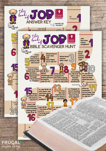 Book of Job Bible Scavenger Hunt