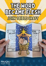 Load image into Gallery viewer, The Word Became Flesh Nativity Craft