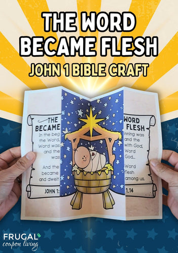 The Word Became Flesh Nativity Craft