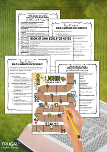 John Bible Scavenger Hunt