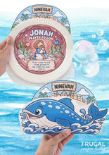 Load image into Gallery viewer, Jonah and the Big Fish Paper Plate Bible Craft
