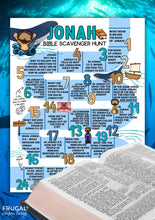 Load image into Gallery viewer, Jonah Bible Scavenger Hunt