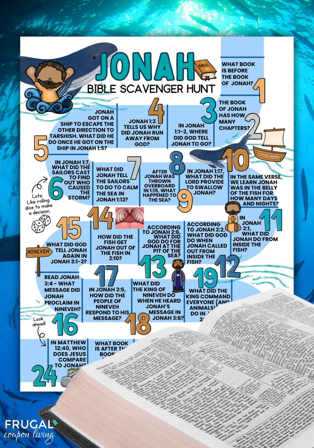 Jonah Bible Scavenger Hunt