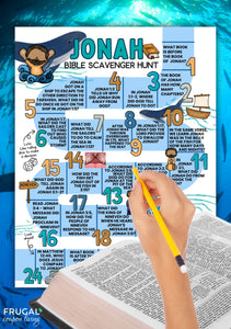 Jonah Bible Scavenger Hunt