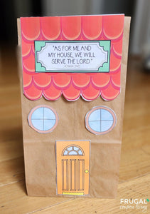 Joshua 24:15 Paper House Craft