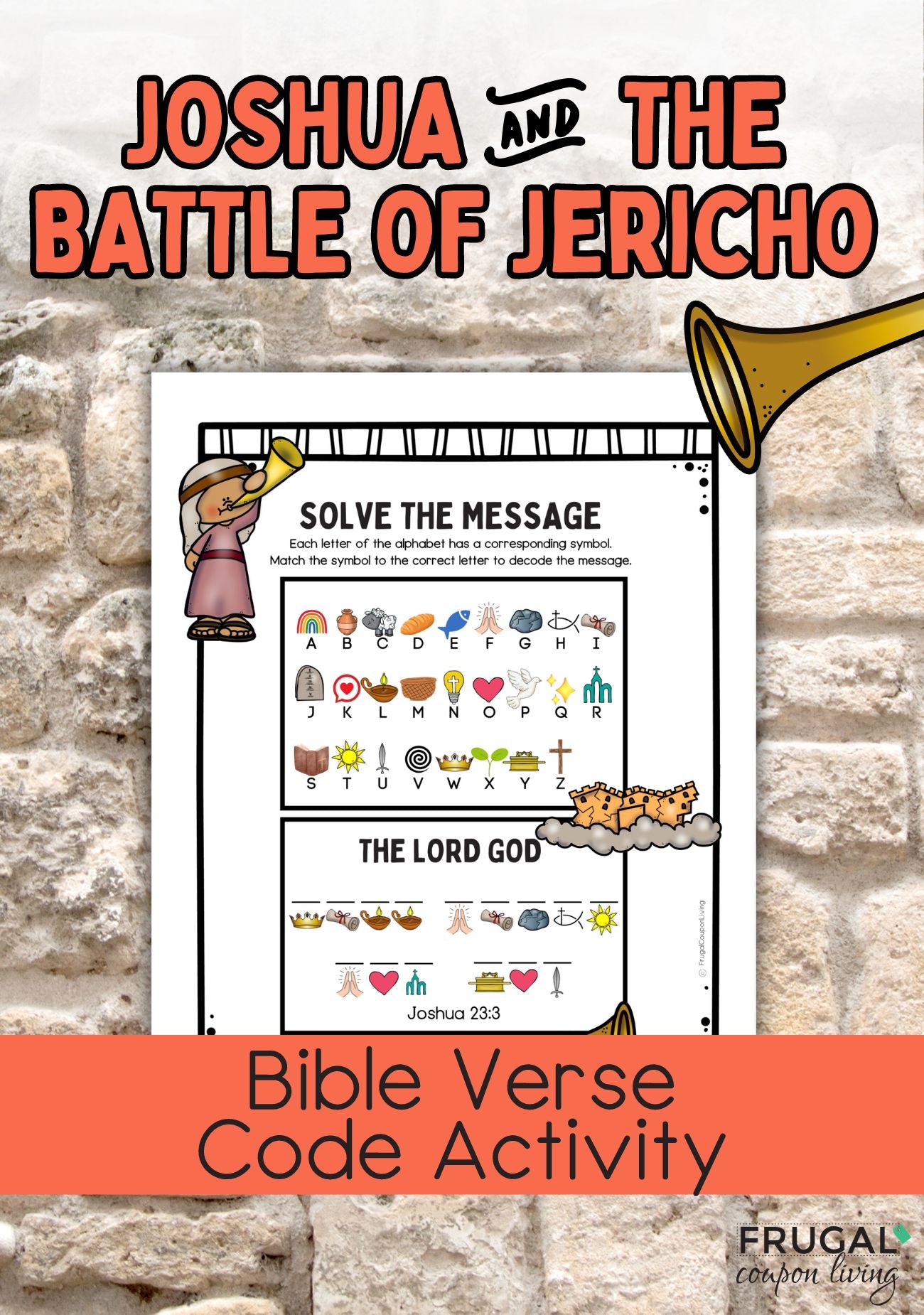 book-of-joshua-bible-crafts-for-kids-frugal-coupon-living for Free Printable Activity Joshua Activity Sheets Book of Joshua Bible Crafts for Kids – Frugal Coupon Living for Free Printable Activity Joshua Activity Sheets