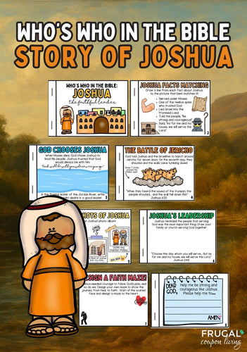 Joshua Bible Character Study Book