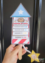 Load image into Gallery viewer, Freedom in Jesus Craft for July 4th