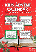 Load image into Gallery viewer, Advent Calendar Bible Verses for Kids