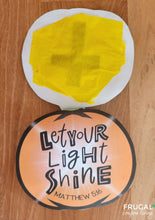 Load image into Gallery viewer, Let Your Light Shine Pumpkin Craft