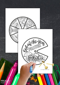 End-of-the-Year Prayer Wheel Craft for Kids