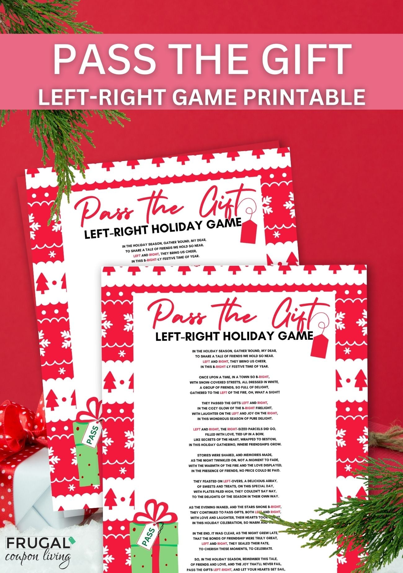 Pass the Gifts Holiday Game for Friends - Print Today! – Frugal Coupon