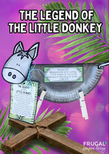 Load image into Gallery viewer, The Legend of the Little Donkey Craft for Palm Sunday