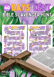 Lent Bible Scavenger Hunt