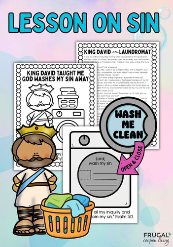 Wash Away My Sin Craft Activity