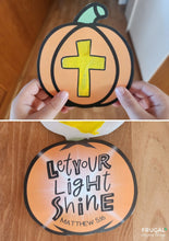 Load image into Gallery viewer, Let Your Light Shine Pumpkin Craft