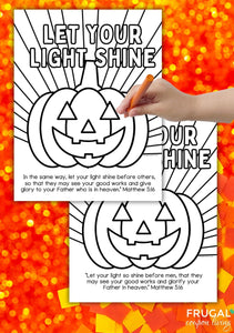 Let Your Light Shine Pumpkin Craft