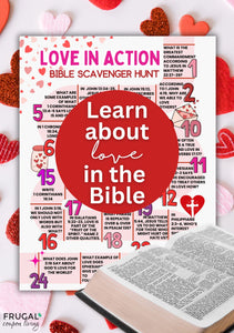 God's Love Bible Scavenger Hunt