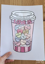 Load image into Gallery viewer, &quot;Love is...&quot;  1 Corinthians 13 Cup Craft