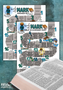 Mark Bible Scavenger Hunt