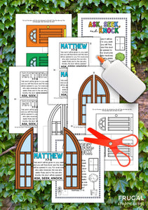 Matthew 7 Ask, Seek, Knock: 3-D Door Crafts