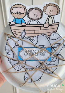 Miraculous Catch of Fish Bible Story Craft