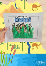 Load image into Gallery viewer, Baby Moses Craft on the Nile