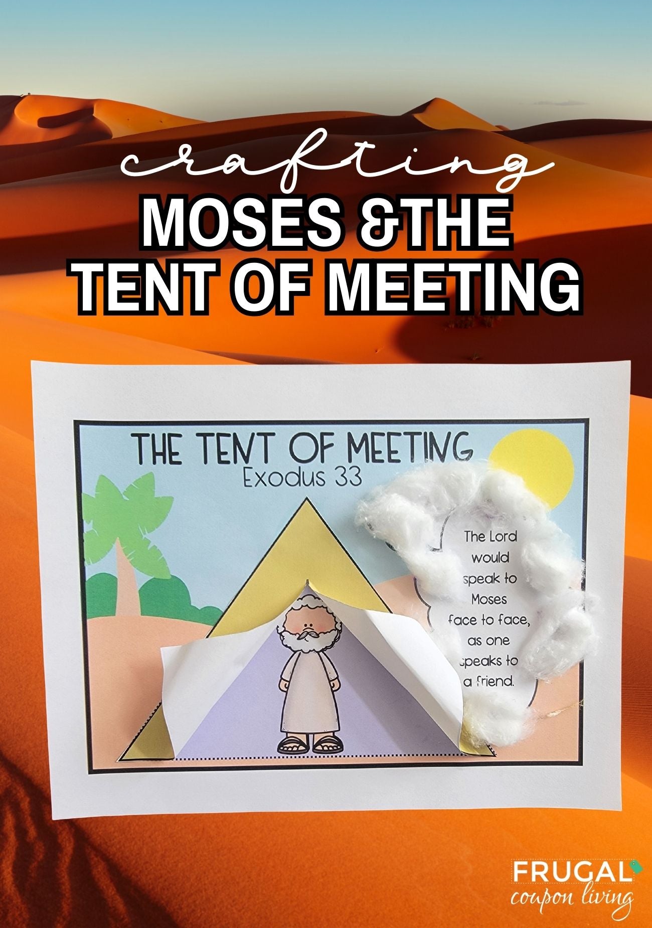 moses tent of meeting Moses & The Tent of Meeting Craft