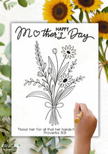 Load image into Gallery viewer, Mother&#39;s Day Handprint Art