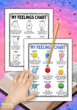 Load image into Gallery viewer, Daily Feelings Check-In Worksheet