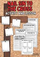 Jesus Became Sin Activity for Kids