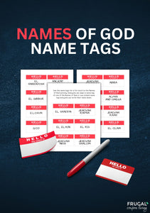 Names of God Printable