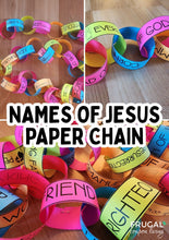 Load image into Gallery viewer, Names of Jesus Paper Chain Craft