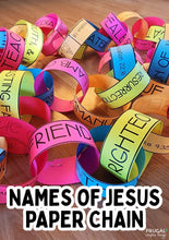 Load image into Gallery viewer, Names of Jesus Paper Chain Craft