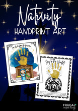 Load image into Gallery viewer, Nativity Handprint Art