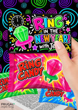 Load image into Gallery viewer, New Year Candy Ring Gift Tag