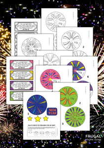 New Year Fireworks 3-D Craft