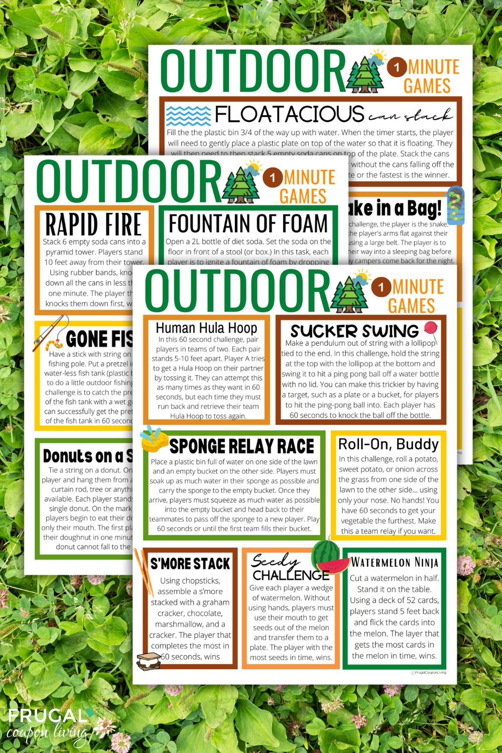 Outdoor One Minute Games