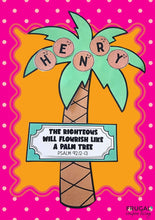 Load image into Gallery viewer, Palm Tree Name Bible Craft