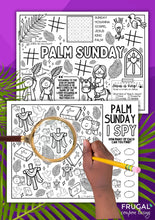Load image into Gallery viewer, Palm Sunday Activity Placemats